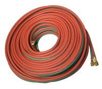 Grade T Twin-Line Welding Hose, 3/16 in, 800 ft Reel, Fuel Gases and Oxygen